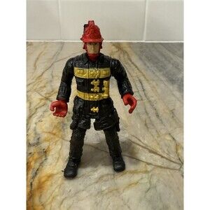 Chap Mei Firefighter Action Figure Fireman Emergency Rescue Team 4"
